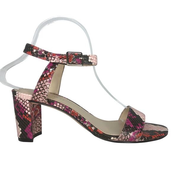 Nine West Pixel City Block Heel Sandals - Size 7.5 - Women - Picture 4 of 13